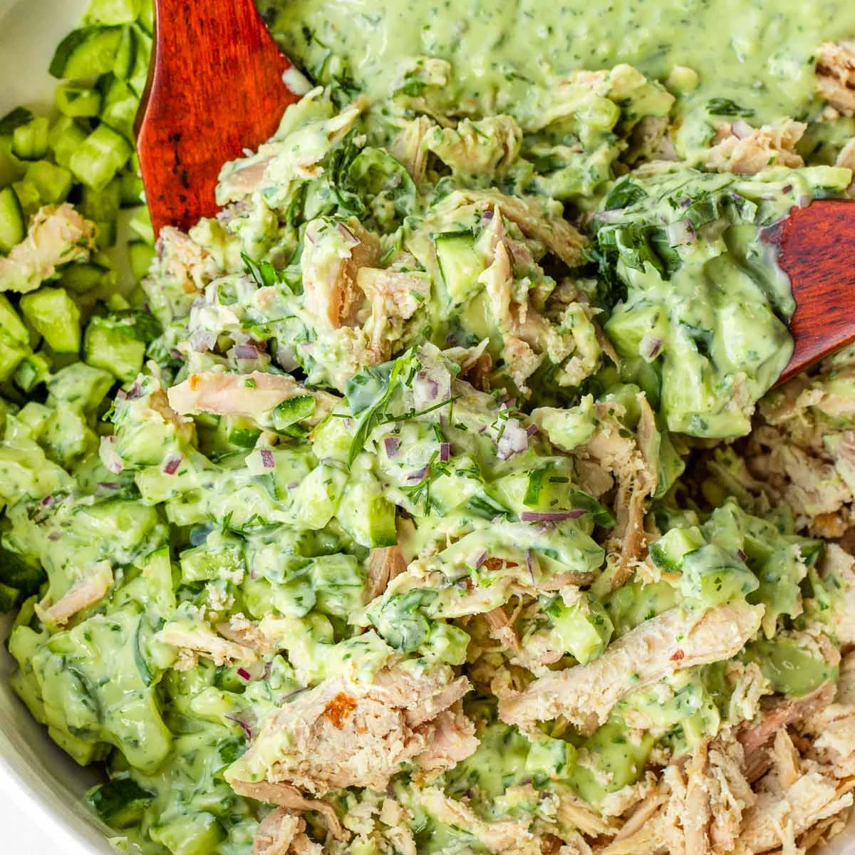 Ensalada de pollo Green Goddess