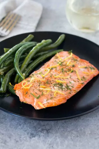 Salmón al baño María (Sous Vide)