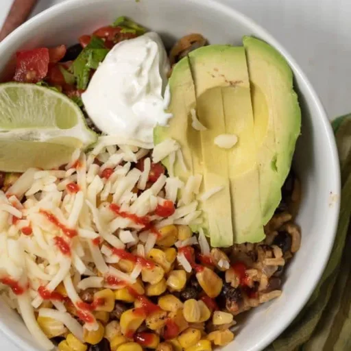 Bolws de burrito vegetarianos