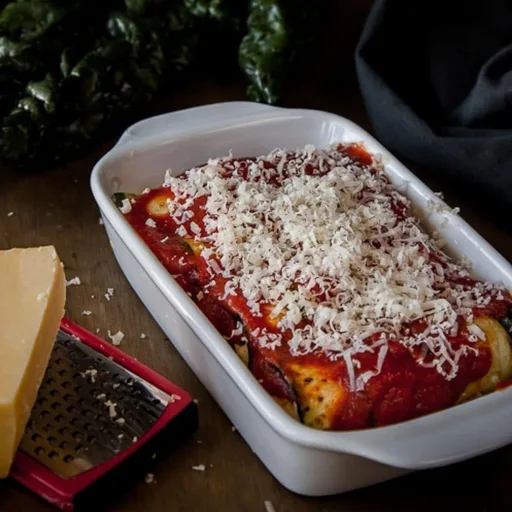 Canelones de calabacín
