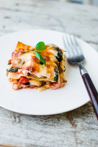 Light Spinach & Ricotta Lasagna
