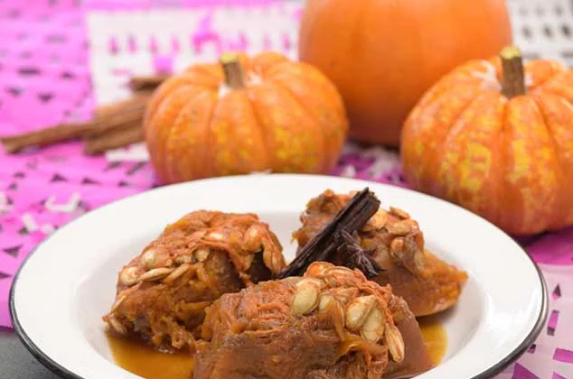 Calabaza en tacha