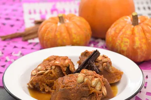 Calabaza en tacha
