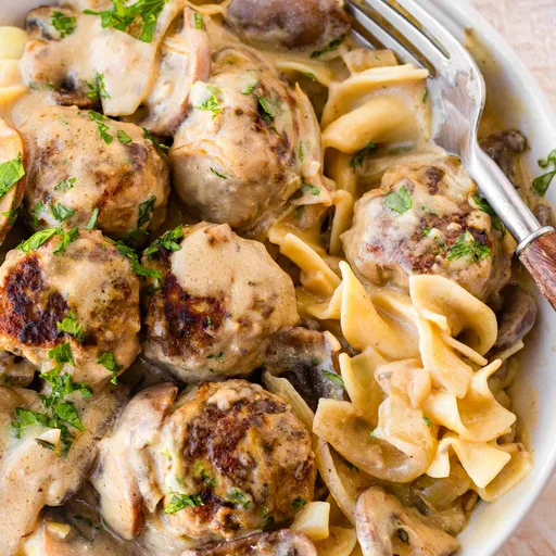 Meatball Stroganoff