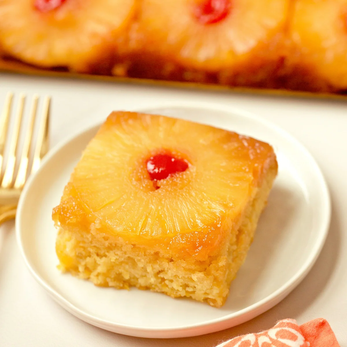 Vegan Pineapple Upside Down Cake