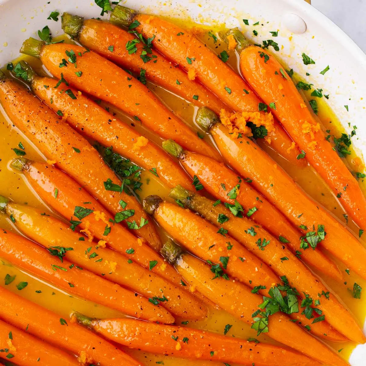 Orange Honey Glazed Carrots