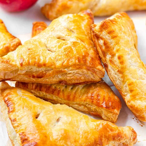Napolitanas de manzana de hojaldre