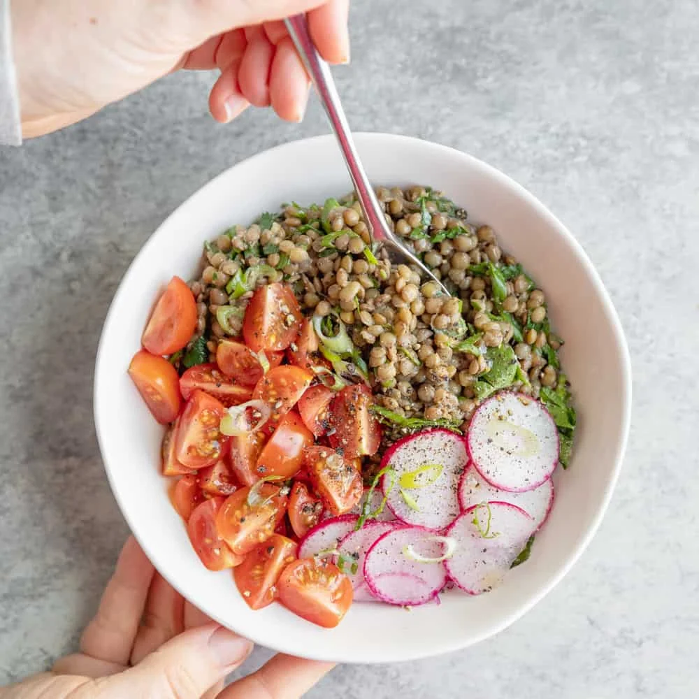 Marinated Lentil Salad