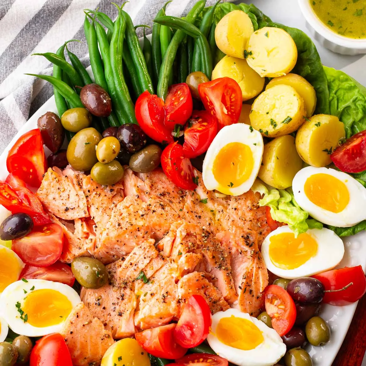 Salmon Nicoise Salad
