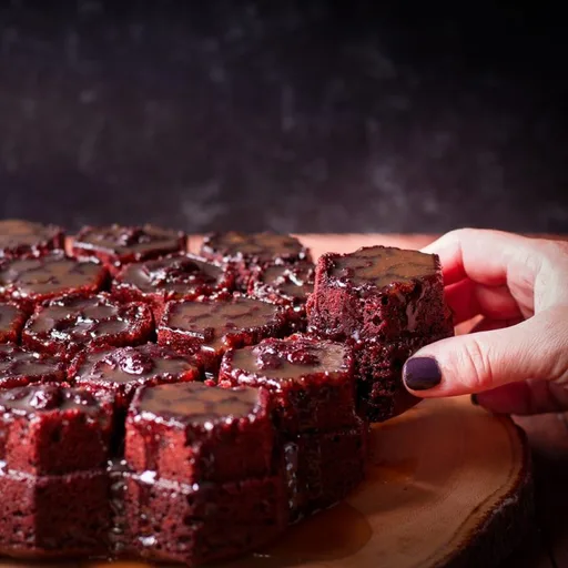 Chocolate Honey Cake with Whisky Sauce