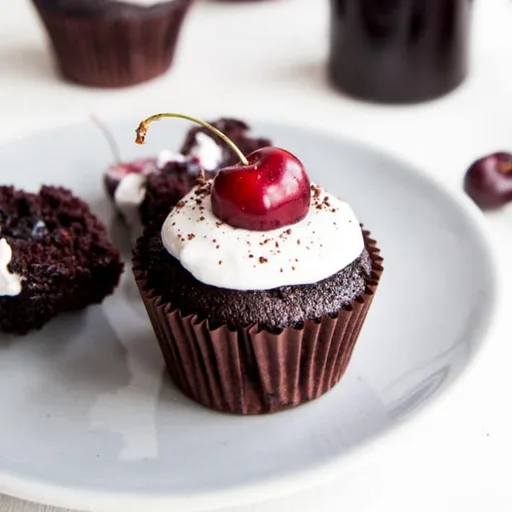 Vegan Black Forest Cupcakes