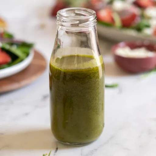 Vinagreta de albahaca fresca y balsámico