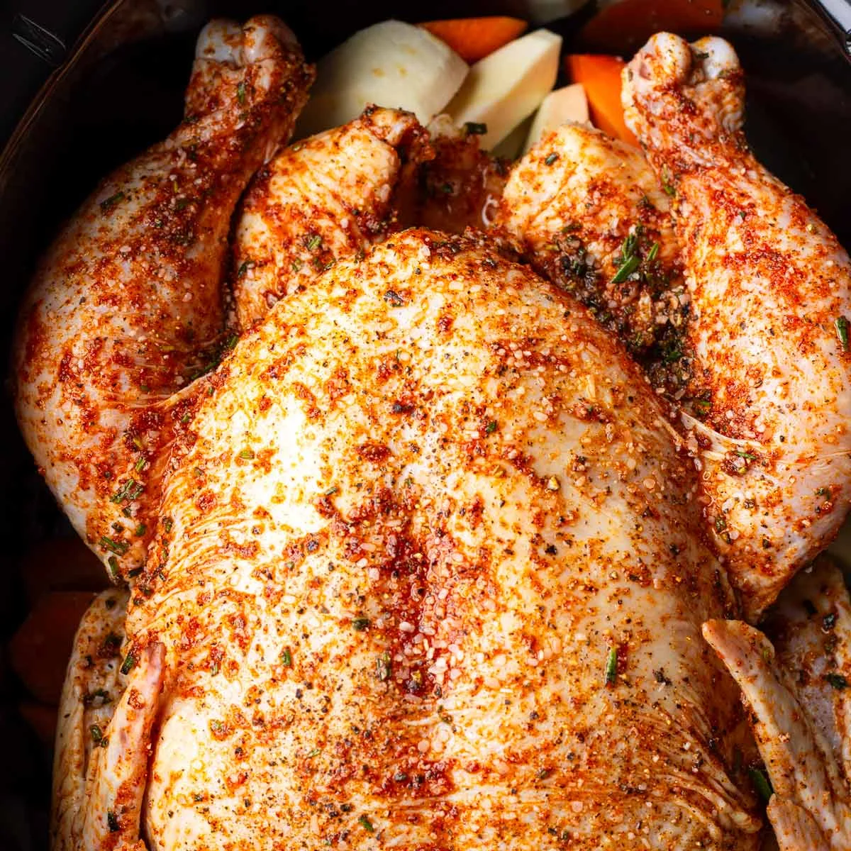 Slow Cooker Whole Chicken