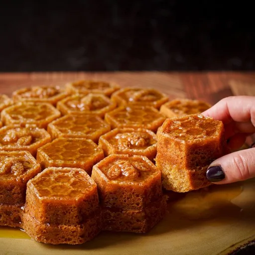 Honey Cake with Almonds