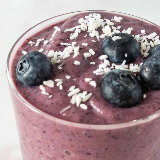 Blueberry Avocado Smoothie with Chia
