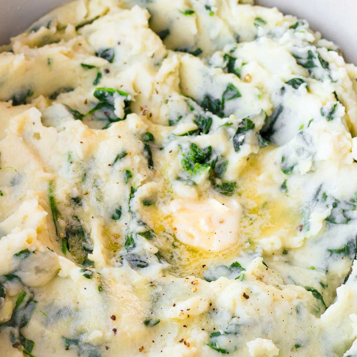Spinach Mashed Potatoes