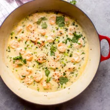 Receta de Camarones Cremosos al Coco