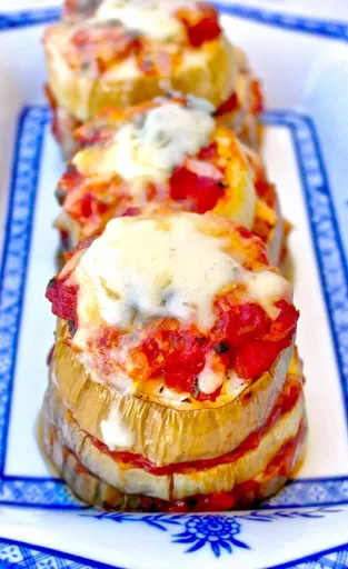 Parmigiana de berenjena saludable