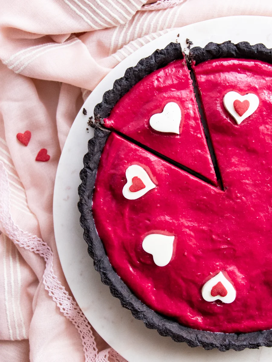 Raspberry Black Cocoa Tart
