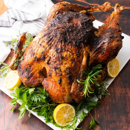 Pavo asado al estilo cajún