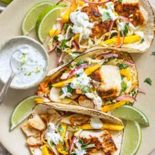 Tacos de pescado caseros