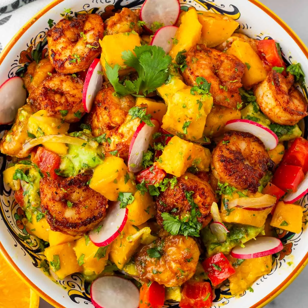 Mango Shrimp Salad