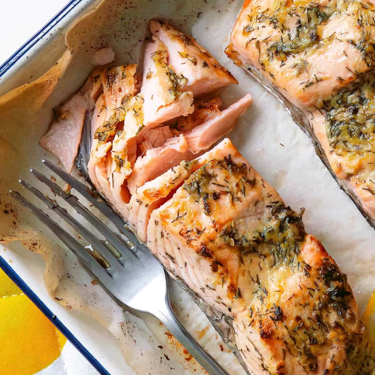 Baked Dijon Salmon (Easy 20 Minute Dinner)