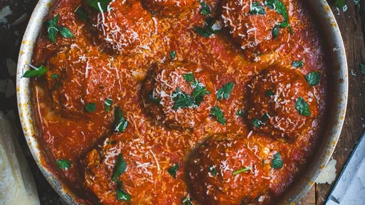 Albóndigas en salsa de tomate (Polpette)