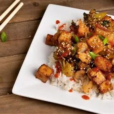 Garlic Panko Tofu