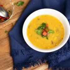 Sopa de calabaza y maíz al estilo del suroeste