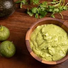 Simple Tomatillo Avocado Salsa