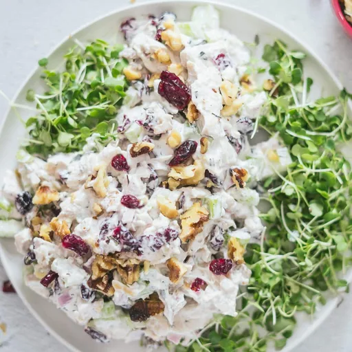Cranberry Chicken Salad with Walnuts