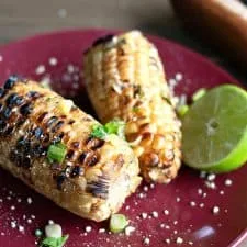 Grilled Vegan Mexican Street Corn