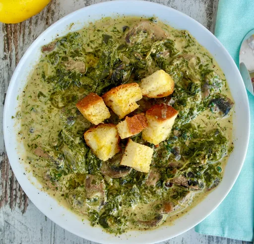 Hearty Greek Mushroom Soup