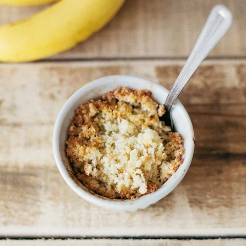 Healthy Banana Crumble