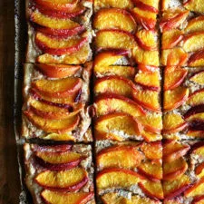 Peach Frangipane Tart