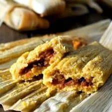Tamales Veganos sin Aceite