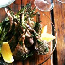 Chuletas de cordero a la parrilla