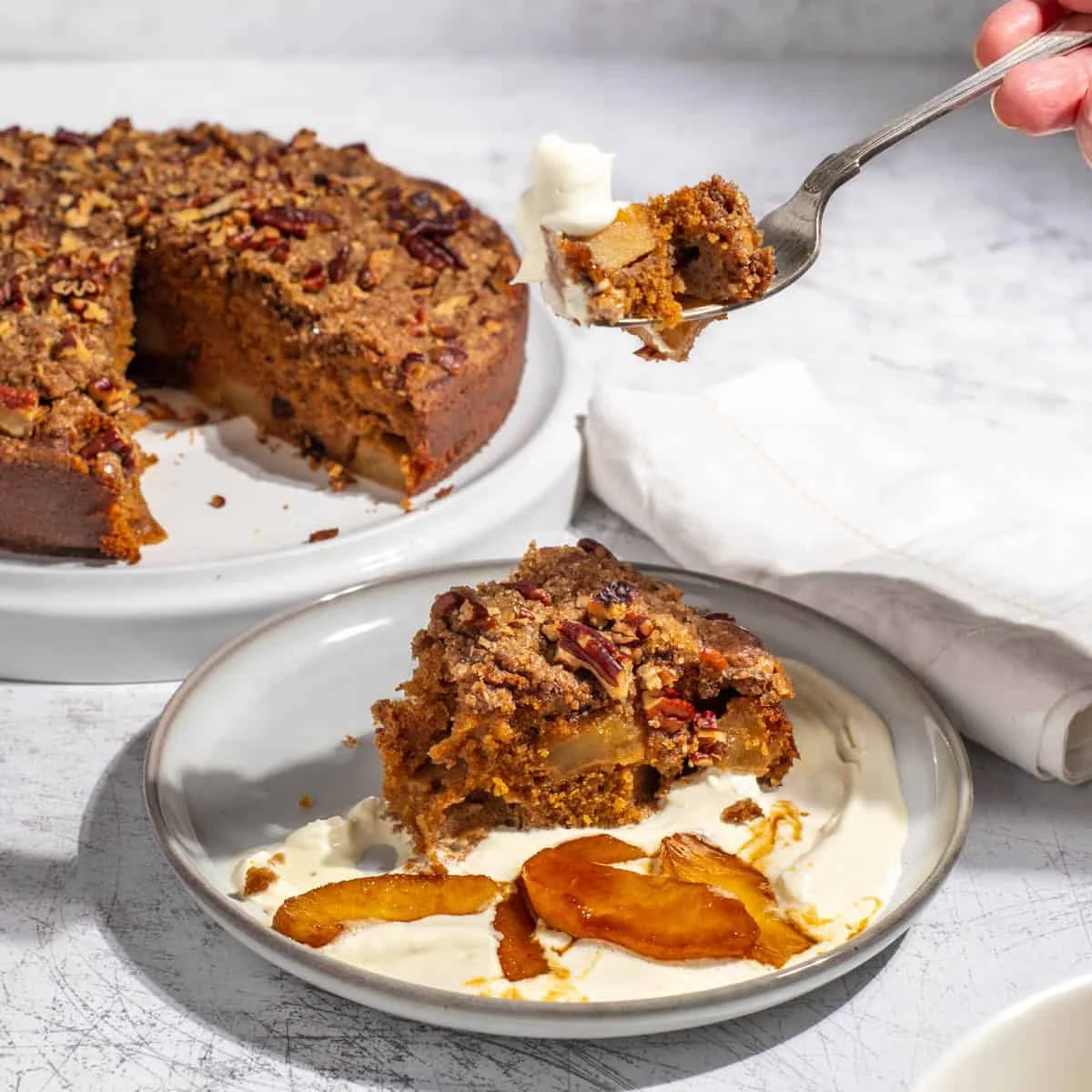 Really Good Spiced Apple Cake