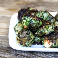 Fried Green Meatless Balls