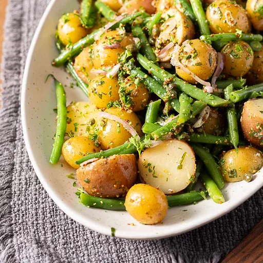 French Green Bean Potato Salad (No Mayo)