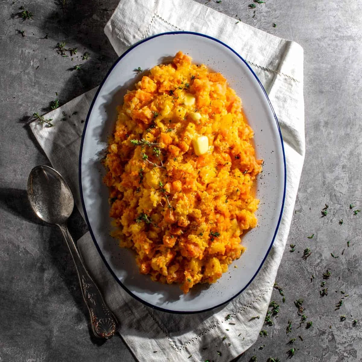 Carrot and swede mash