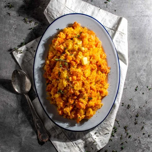 Carrot and swede mash