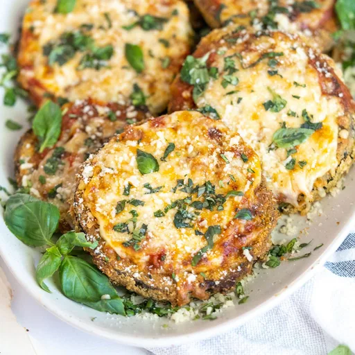 Benjenena a la parmesana sin gluten