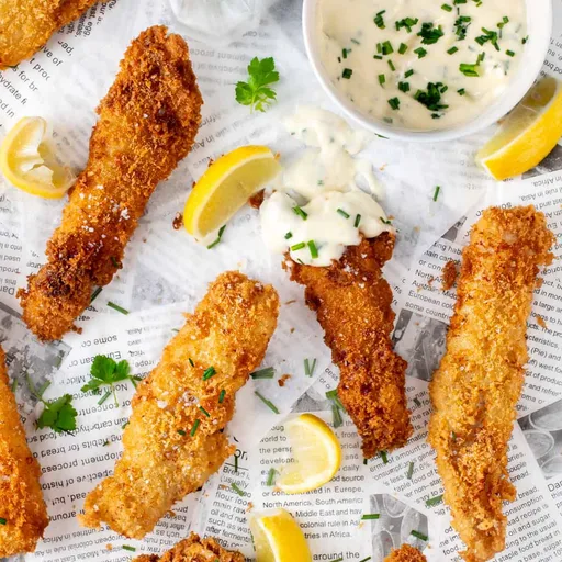Receta de bastoncitos de pescado crujientes
