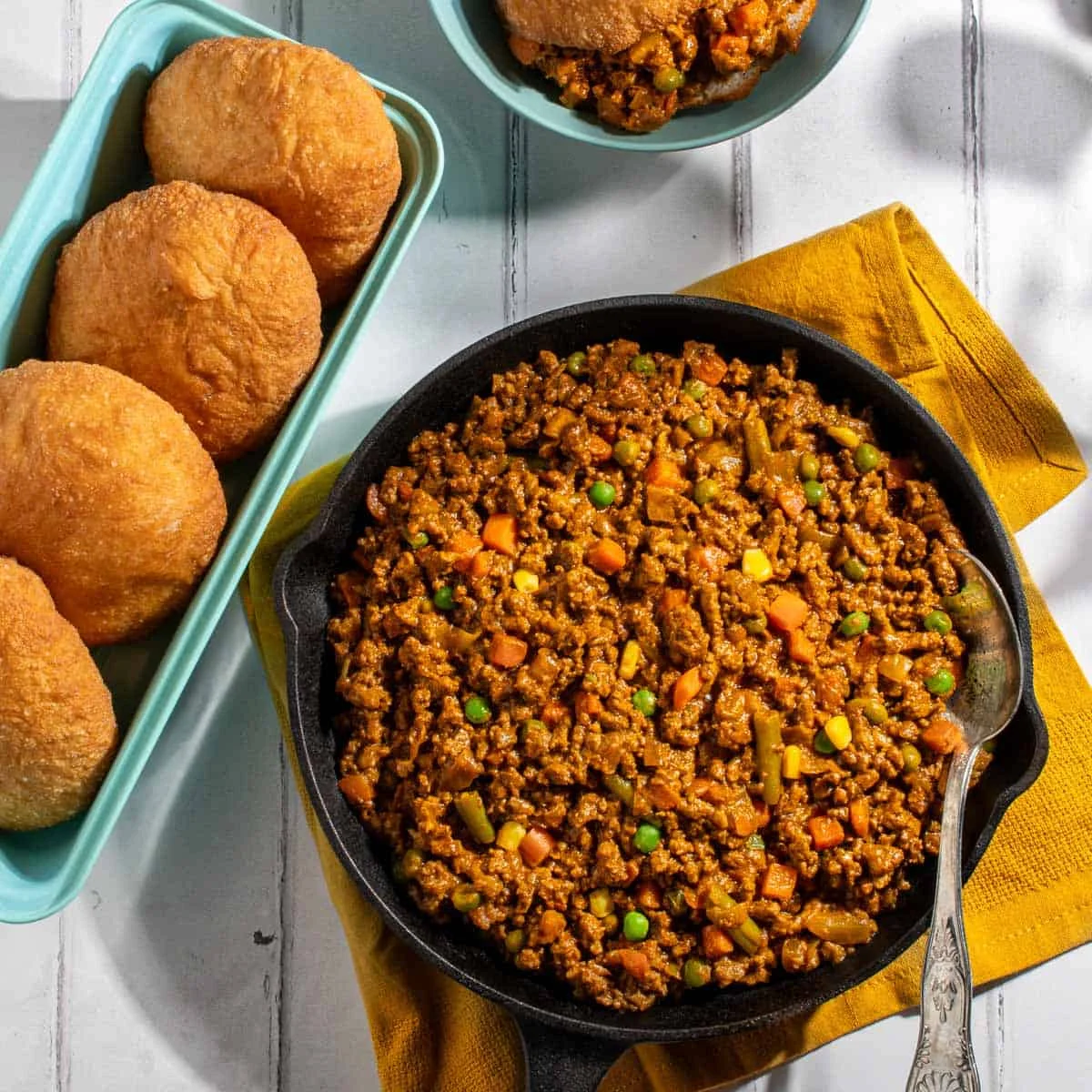 Curried Mince for Vetkoek