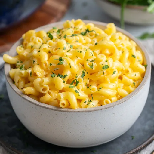 Macarrones con queso cremosos sin gluten (en la placa de cocina)