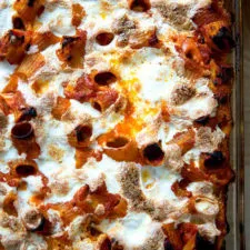Penne al vodka al horno