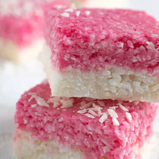 Easy Coconut Ice with Condensed Milk