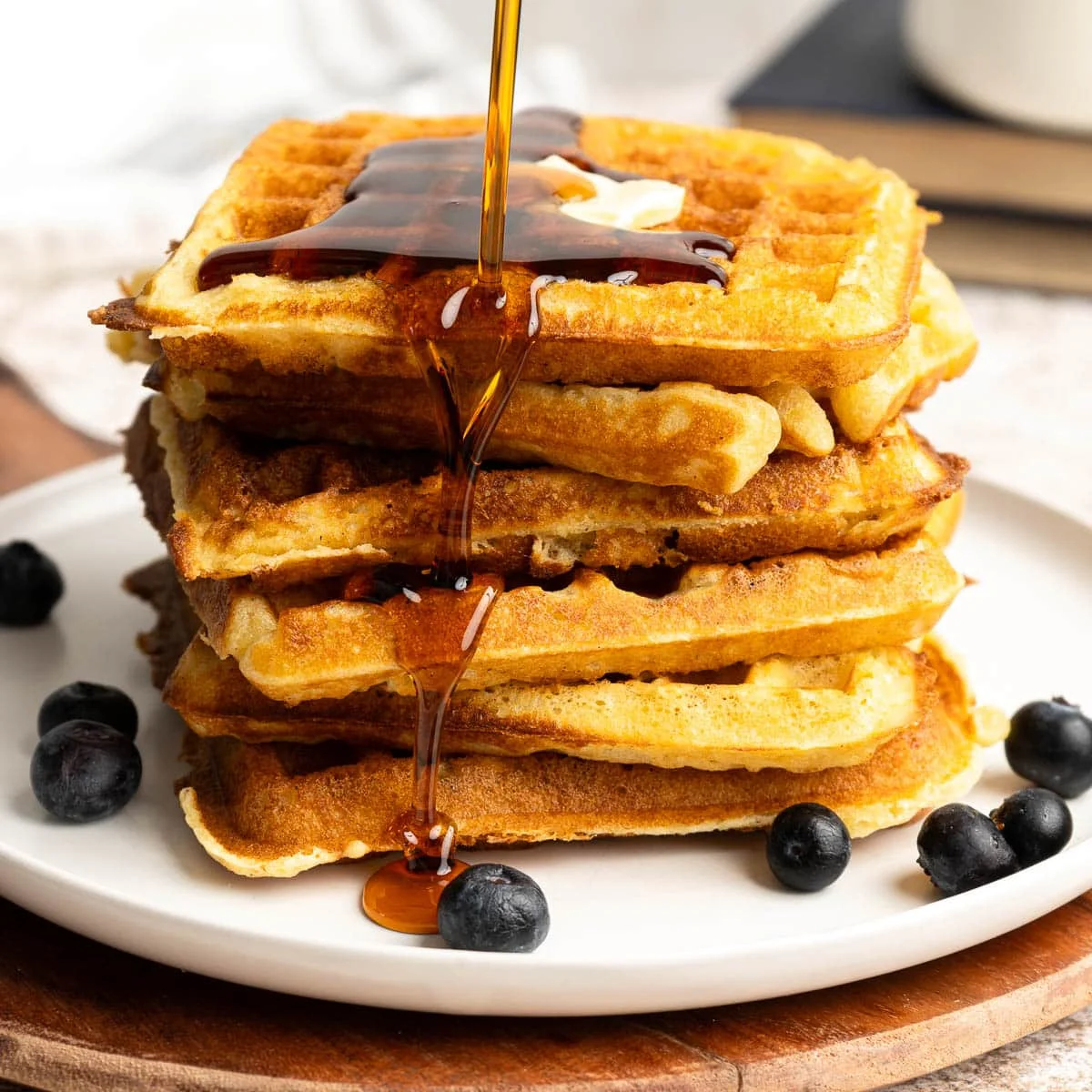 Fluffy Gluten-Free Waffles (Dairy-Free Option)